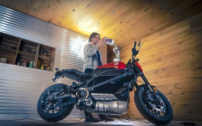 Rediseño de la Primera Moto Eléctrica de la Mítica Marca Americana Harley Davidson