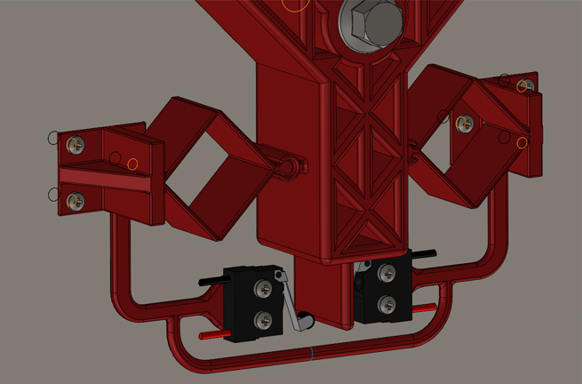 Vista 3D Soporte fusible mecánico de la daVINCI painting line de S3 Advanced Engineering